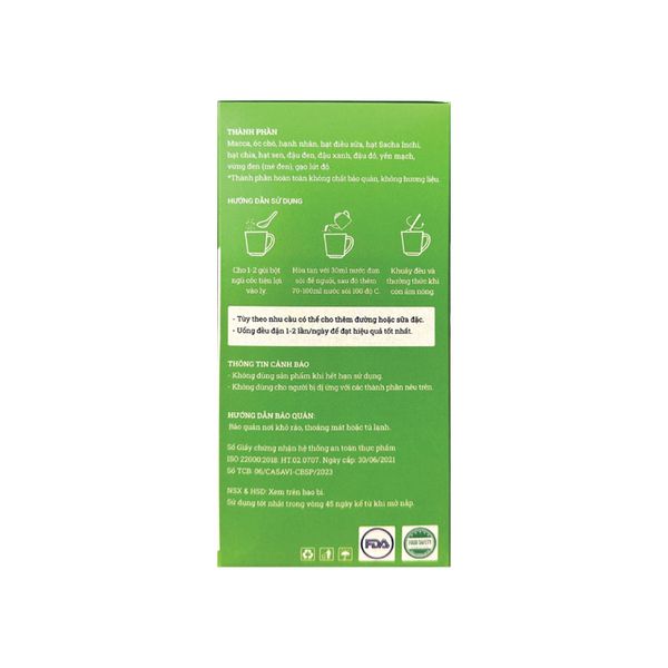 Ngũ cốc cho mẹ bầu Anpaso (Dạng thanh)