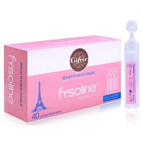Nước muối Fysoline tép hồng (0M+)