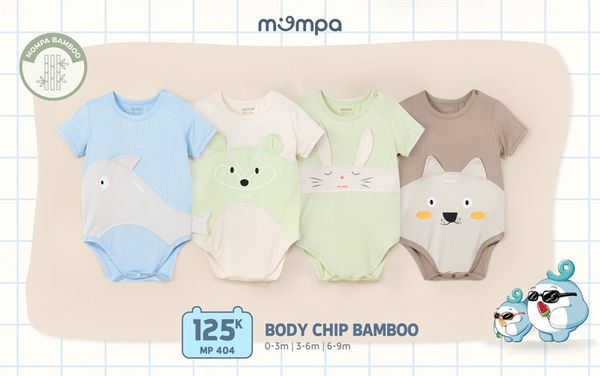 Body chip cộc tay Mompa MP404 Size 6-9M