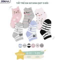Set 3 đôi tất Dokma 1-3Y
