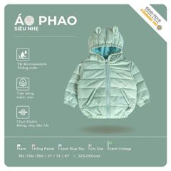 Đ.QATT Áo phao siêu nhẹ Hrnee ghi sữa