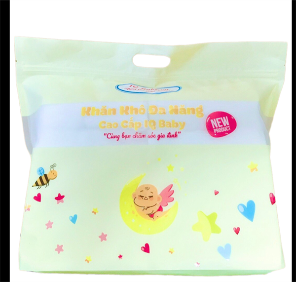 Khăn khô đa năng IQBaby new túi 500gr
