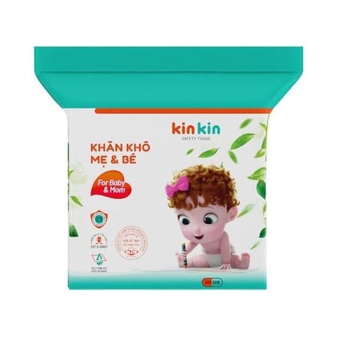 Khăn vải khô cho mẹ và bé KinKin (vải không dệt)