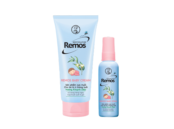 Kem chống muỗi REMOS BABY CREAM -70g