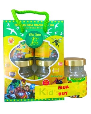 Yến Sào One a day kids hương Vani 15% Xách 4 x 70ml (1Y+)