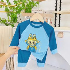 Bộ thun tăm dài tay cho bé Labubu (Hàng đẹp)