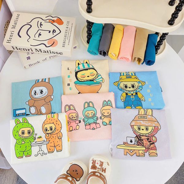 Bộ thun tăm dài tay cho bé Labubu (Hàng đẹp)