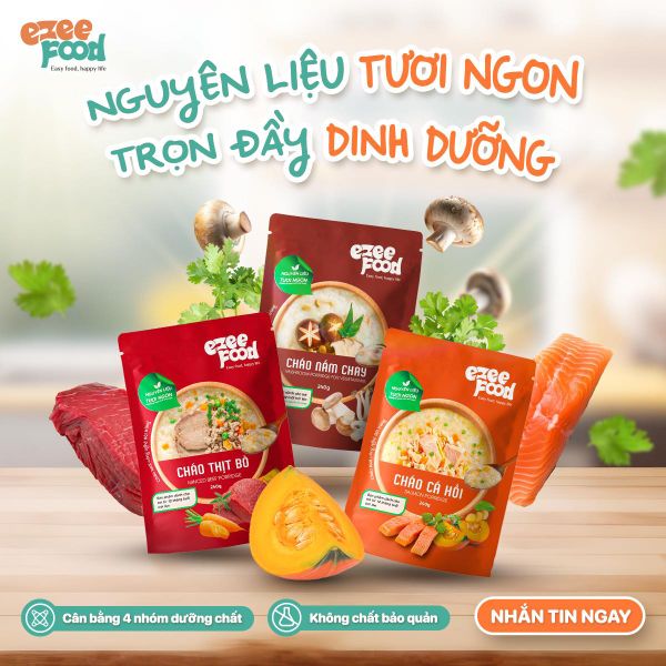 Cháo tươi cho bé Ezeefood