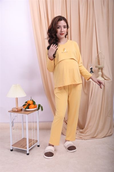 Bộ quần áo sau sinh trơn Dokma