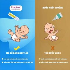Nước muối sinh lý cho bé Fysoline (0M+)