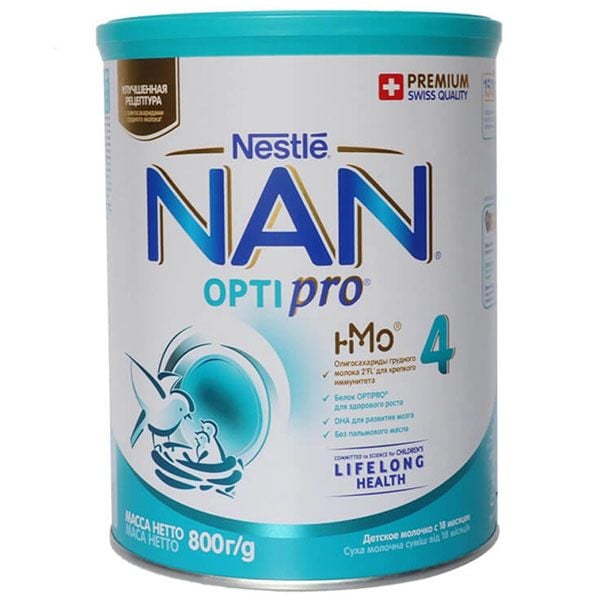 Sữa Nan Nga Số 4 - 800g (>18 tháng)