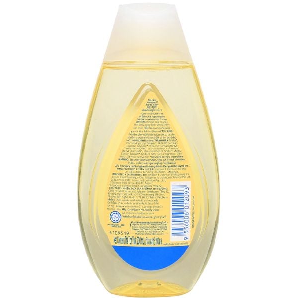 Sữa tắm gội cho bé Johnson Cottontouch 200ml