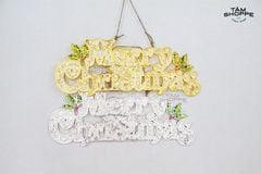 DC Bảng chữ Merry Christmas