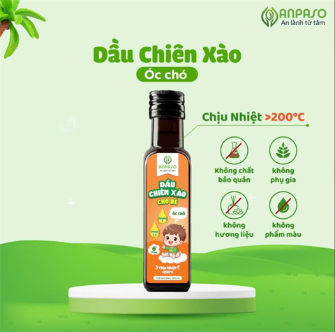 Dầu chiên xào cho bé ăn dặm Anpaso