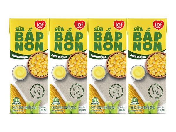 Sữa dinh dưỡng bắp non ít ngọt 180ml