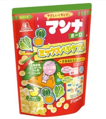 Bánh trứng Manna Bolo rau củ 31g