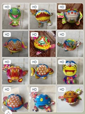 DC Đèn lồng giấy hình động vật