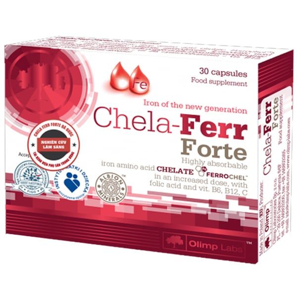 Sắt cho mẹ bầu Chela Ferr Forte