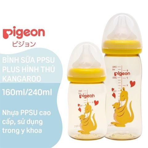Bình sữa PPSU Plus Kangaro 240ml