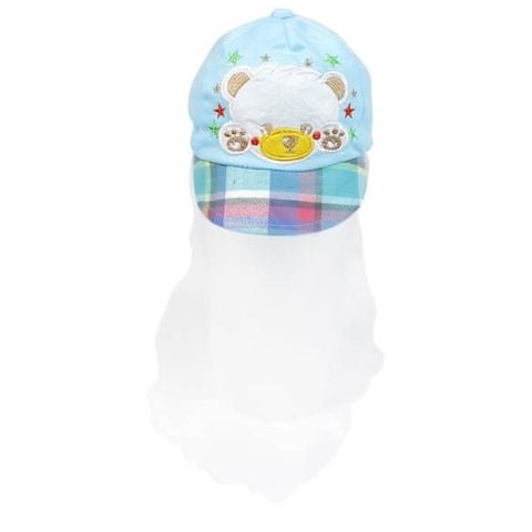 Mũ sơ sinh kèm khăn voan