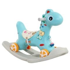 Ngựa bập bênh có bánh xe