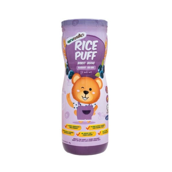 Bánh ăn dặm Natufoodies rice puff (8M+)