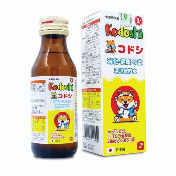Siro ăn ngon, tăng đề kháng cho bé nhập khẩu từ Nhật Bản Kodoshi 100ml (1Y+)