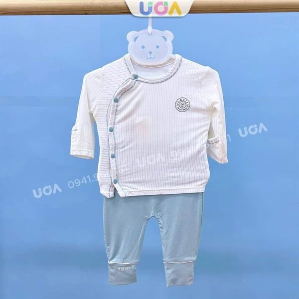 Bộ sơ sinh cài chéo Hrnee