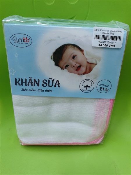 DSS Khăn sữa Golden Baby (mbb) - 2 lớp - CLO