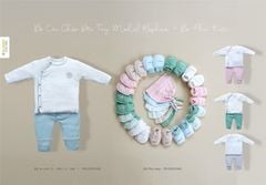 Bộ sơ sinh cài chéo Hrnee