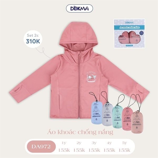 Áo chống nắng Dokma DA972 (5Y)