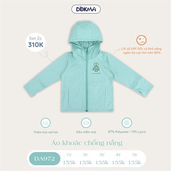 Áo chống nắng Dokma DA972 (5Y)