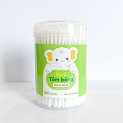 Tăm bông Bavo thân giấy (200 que)