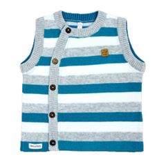 Áo gile len cài lệch Momma CLO