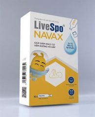 Dung dịch vệ sinh tai mũi họng LiveSpo Navax Cho Trẻ sơ sinh & Trẻ Em (Hộp 10 ống x 4ml)