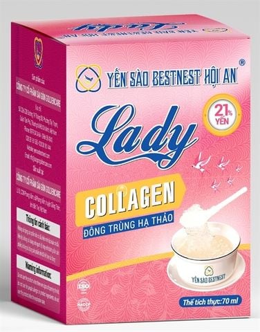 Tổ yến chưng sẵn Bestnest Hội An Lady Collagen 21%