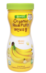 Bánh gạo hộp hữu cơ Farm vị chuối 6m+ hộp 50g