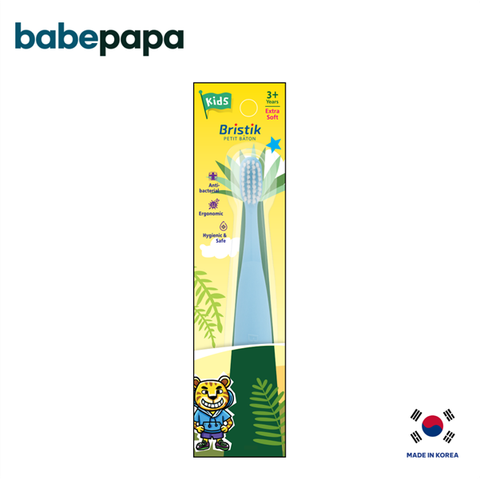 Bàn chải đánh răng cho bé Bristik Step 2 – Màu Xanh Dương