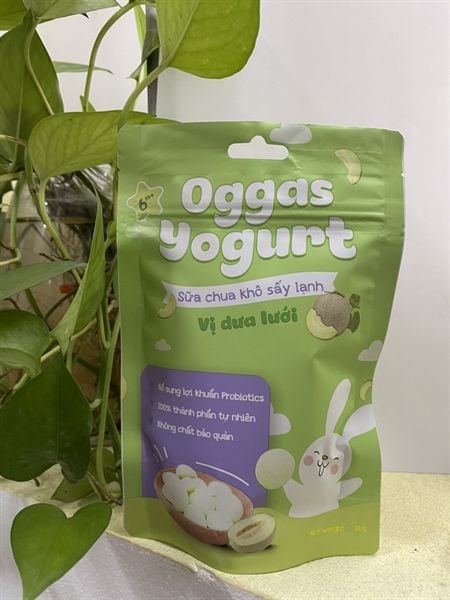 Sữa chua Oggas Yougurt - Vị Dưa Lưới