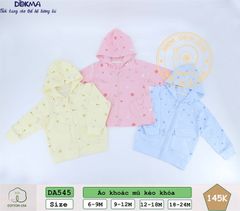Áo khoác mũ kéo khóa Dokma DA545 (18-24M) CLO
