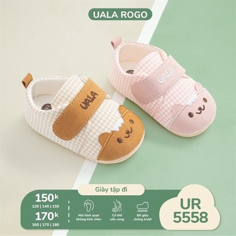 Giày tập đi hình thú UR 5558 Nâu size 160