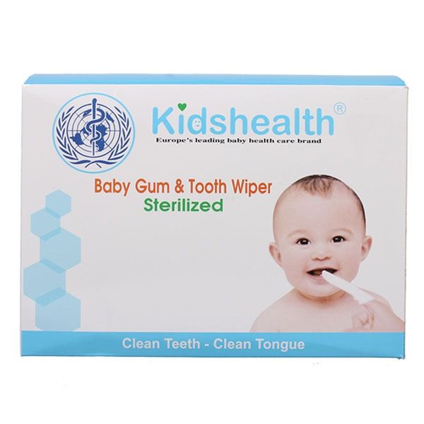 Gạc vệ sinh rơ lưỡi Kidshealth (Gói 10 cái)