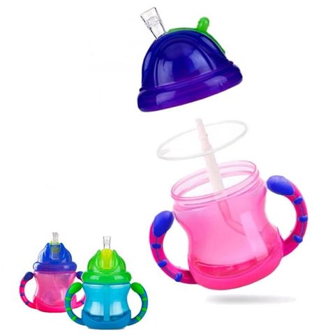 DDCB Bình uống nước ống hút Nuby 360 độ 270ml
