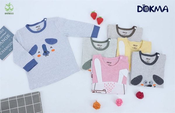 Bộ cài vai dài tay Dokma DMB186 (9-12M) CLO