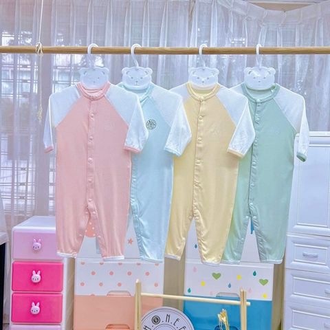 Bộ sơ sinh body dài tay Modal Ari - (3-6M)