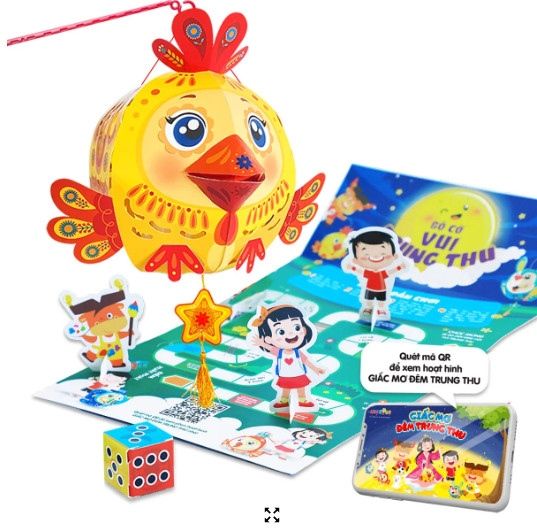 Lồng đèn sáng tạo Gà tinh nghịch