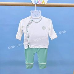 Bộ sơ sinh cài chéo Hrnee