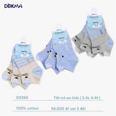 Set 3 đôi tất Dokma 3-5Y