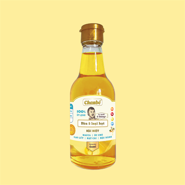 Dầu 5 Loại Hạt Chan Bé - 60ml