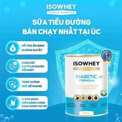 Sữa dành riêng cho người tiểu đường Isowhey Diabetics Vallina